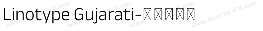 Linotype Gujarati字体转换